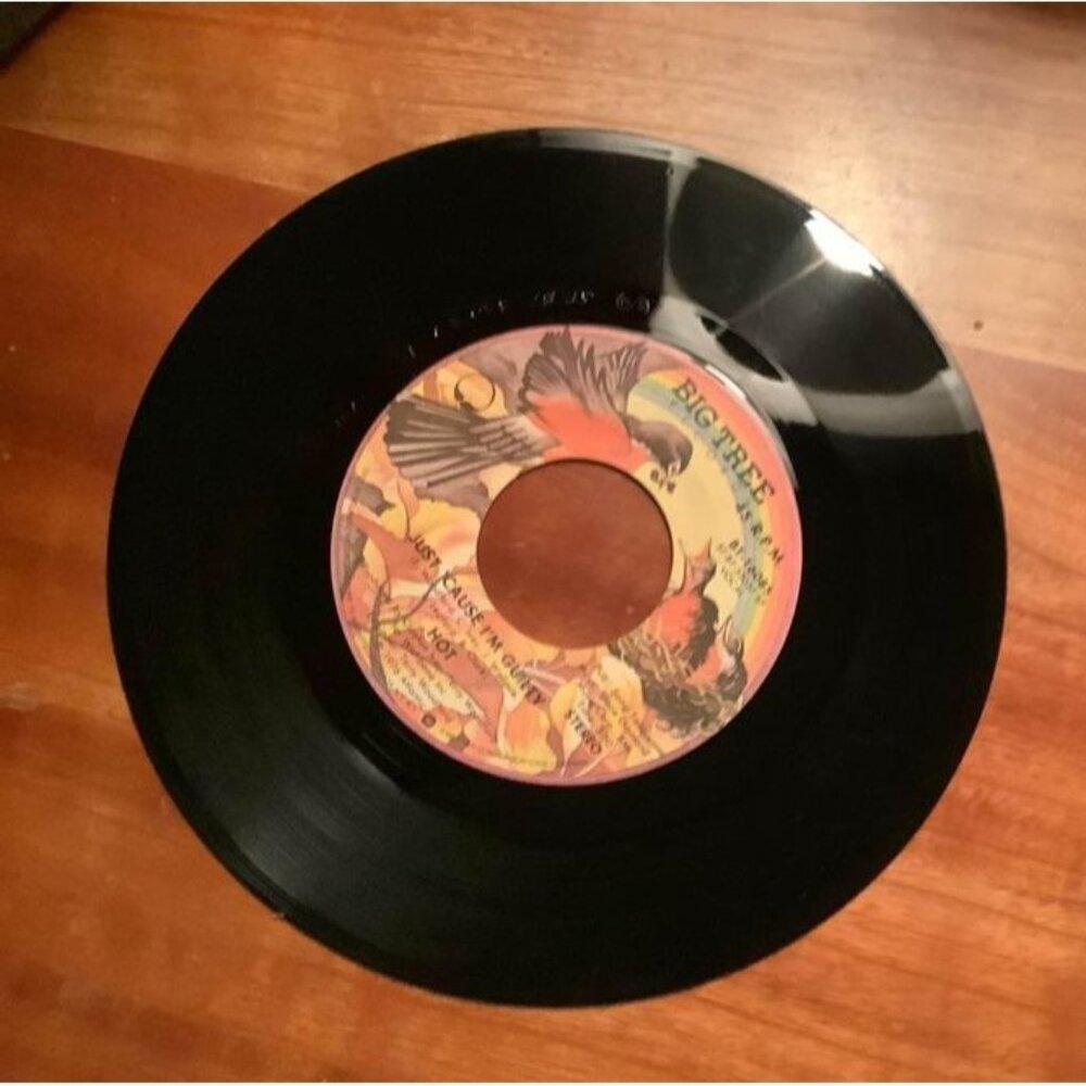 Hot 45 RPM Vinyl Record "Angel In Your Arms" & "Just Cause Im Guilty" By Big Tre